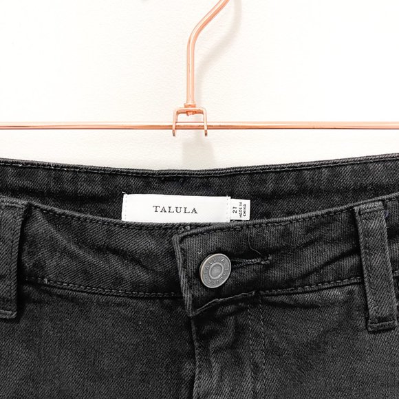 BLACK TALULA DENIM SHORTS SIZE 27 - Picture 3 of 5